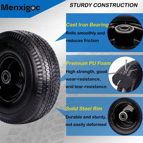 Menxigoc 5/8-inch axle bore; sturdy fit for easy mounting