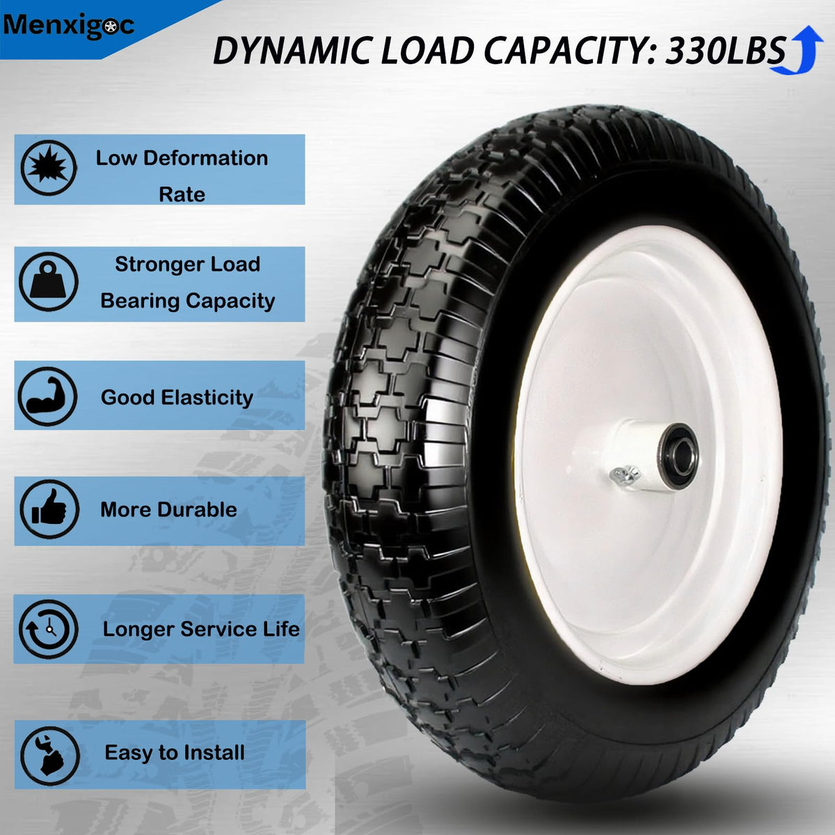Menxigoc wheel kit includes spacers for various hubs.