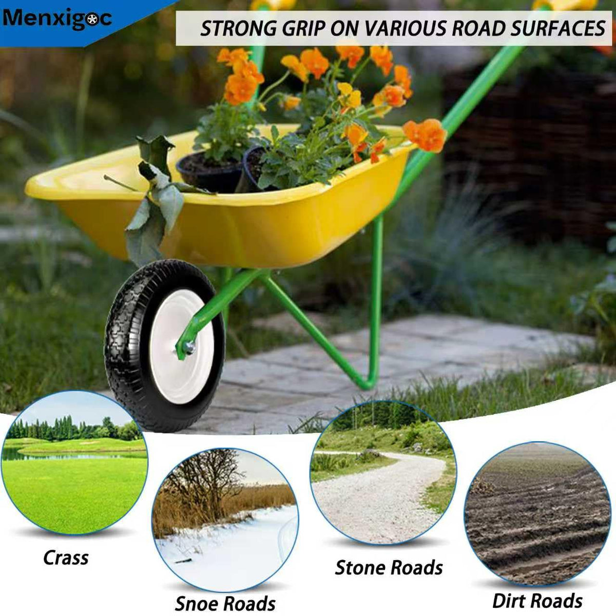 Menxigoc universal compatibility fits multiple sizes for many carts.
