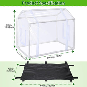 Meonum mini greenhouse cover protects seedlings while letting light through