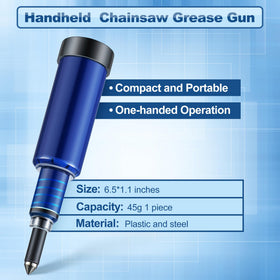 Meonum preloaded grease gun is compact, ideal for on-the-go maintenance.