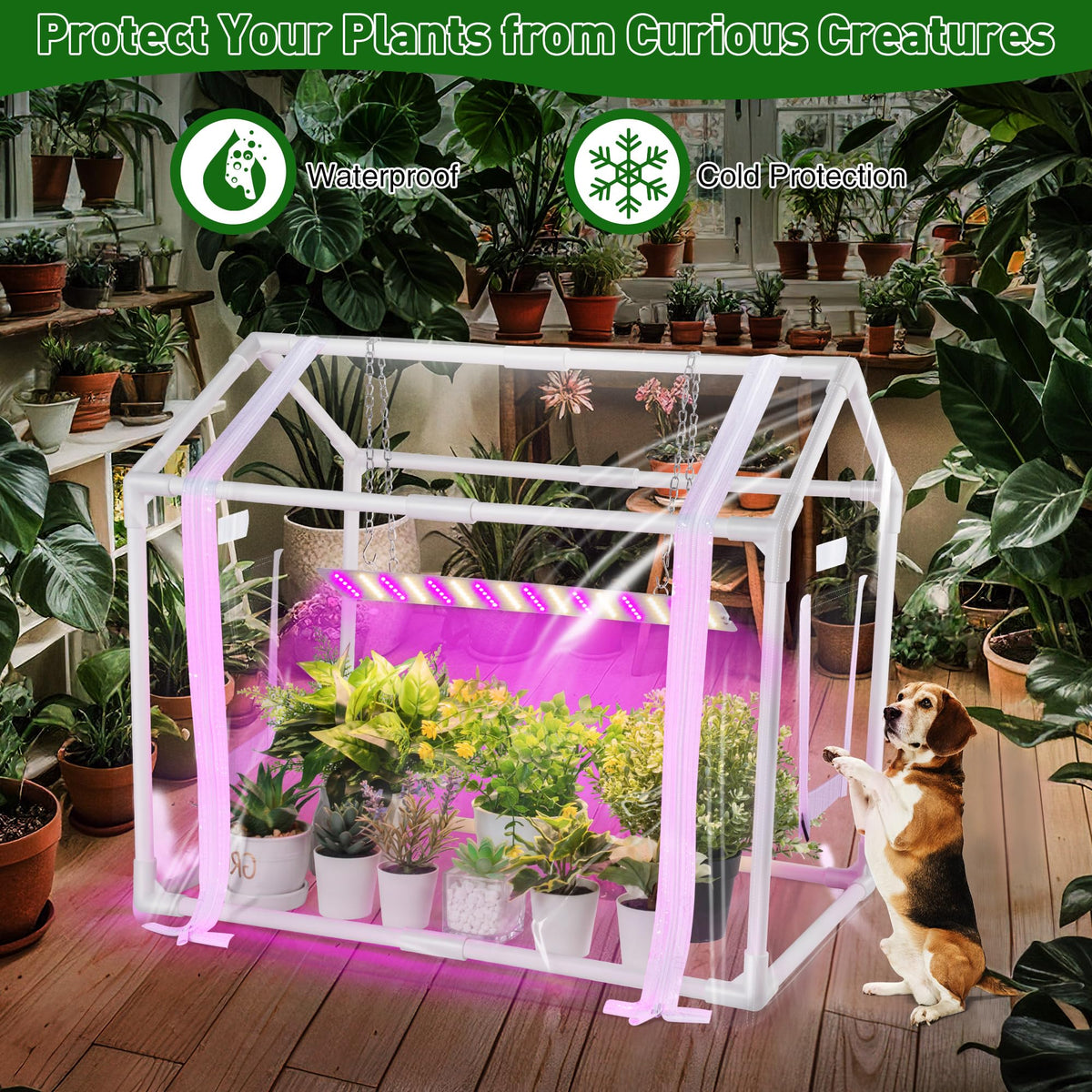 Meonum side vents promote airflow for healthier indoor-outdoor growth.