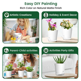 Meowell indoor plant pot fits windowsills and desks beautifully.