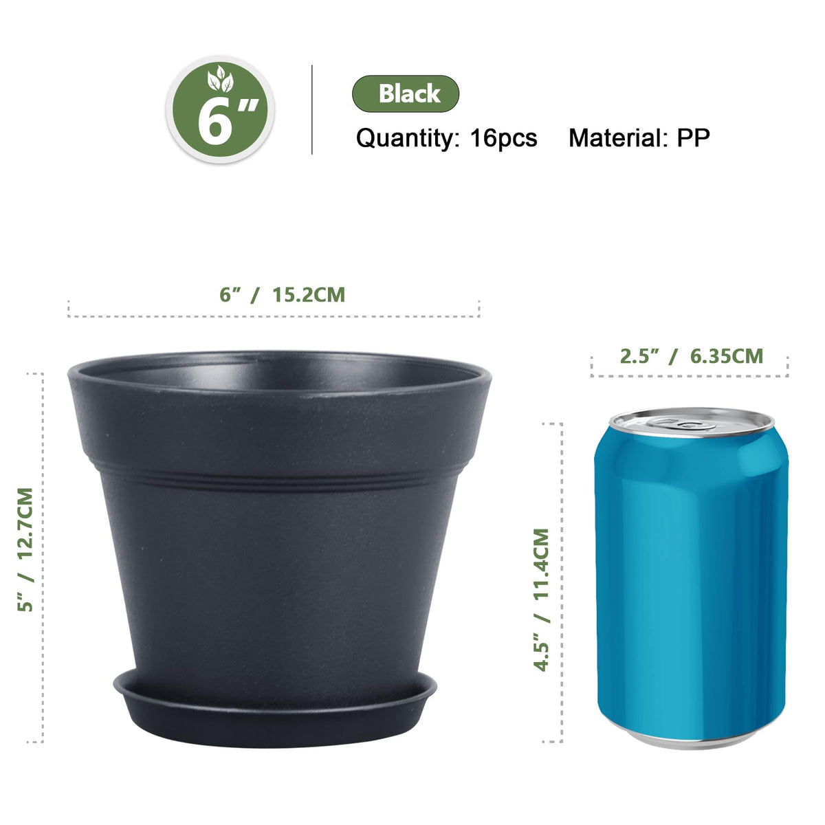 Meowell nursery pot with drainage holes supports healthy watering.