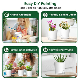Meowell 6-pack self-watering pots ideal for busy homes.