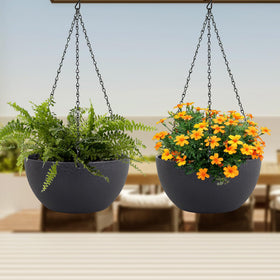 Meowell modern matte finish planter adds a stylish touch to any space