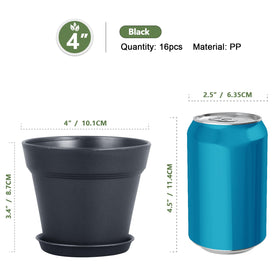 Meowell nursery pot with saucer tray keeps watering tidy and spills contained.