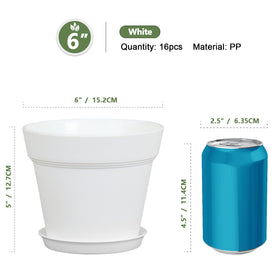 Meowell nursery pot showing drainage holes with matching saucer