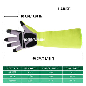 MEPEREZ 3-in-1 gloves durable-material for long-lasting gardening wear.
