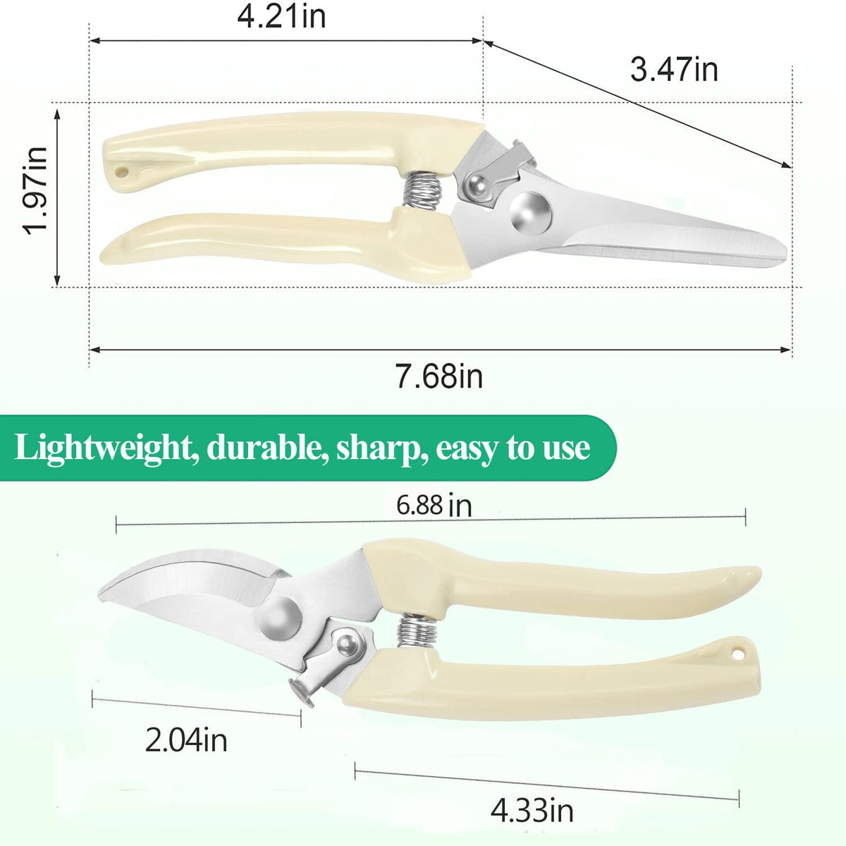 MEPEREZ two-pruner set versatile tools for florists and yards