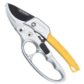 MEPEREZ premium pruning shears close-up highlighting sharp blade for clean cuts
