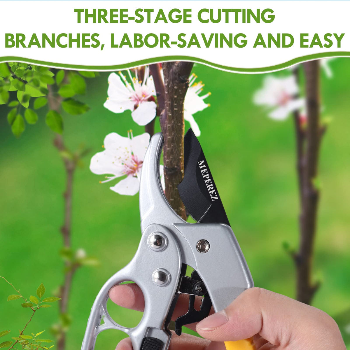 MEPEREZ pruning shears ideal for herbs and leafy shoots in kitchen gardens