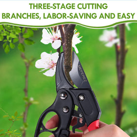 MEPEREZ pruning shears feature easy locking for safe storage