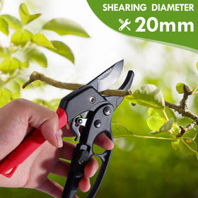 MEPEREZ pruning shears close-up shows sharp blade for precise cuts