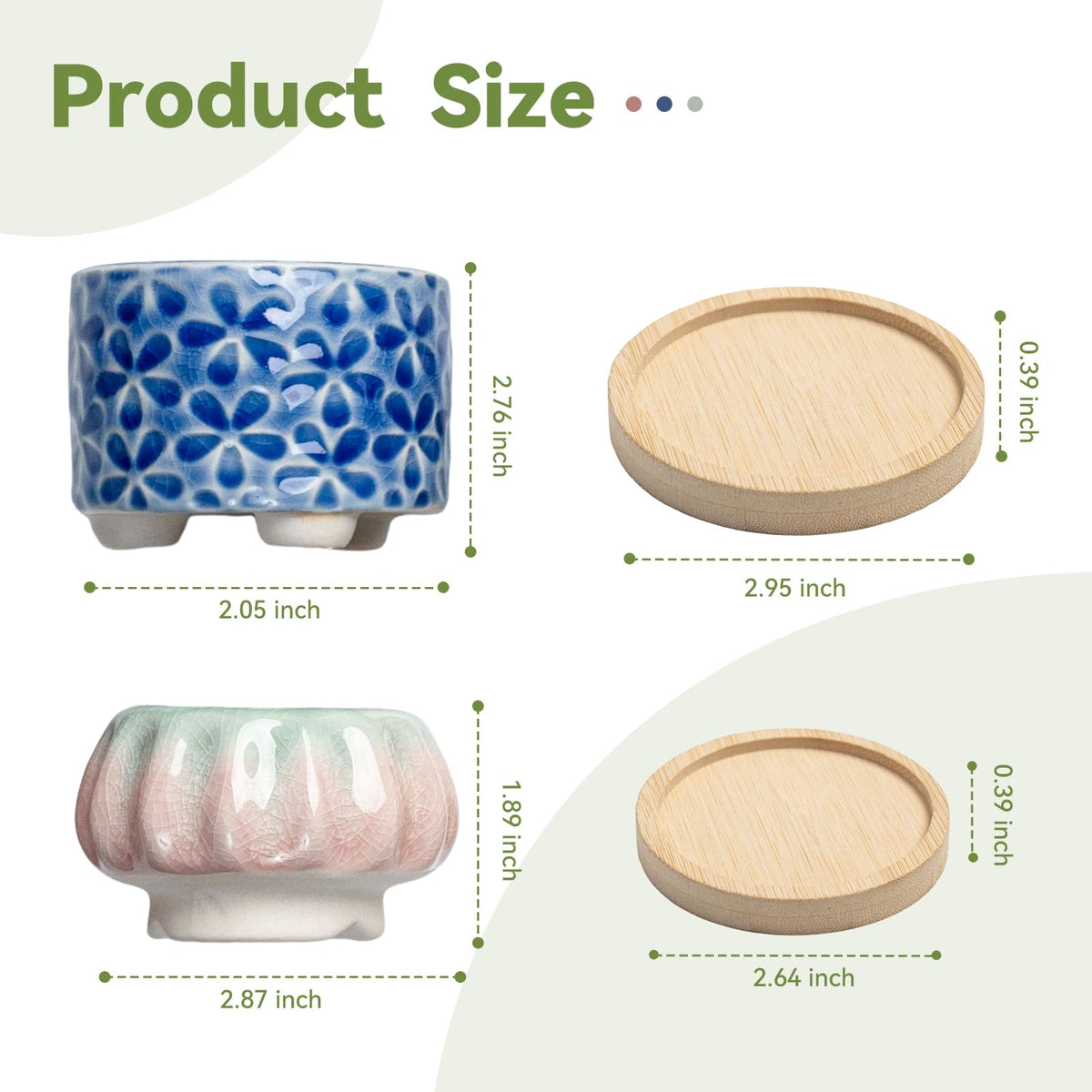 Mepubby ice crack glaze square pot blush pink adds pastel charm