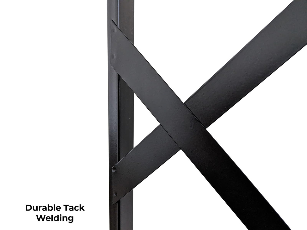 Meranti Giant Trellis height-adjust option to six feet using bottom panel.