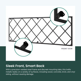 Meranti powder-coated steel resists weather for years