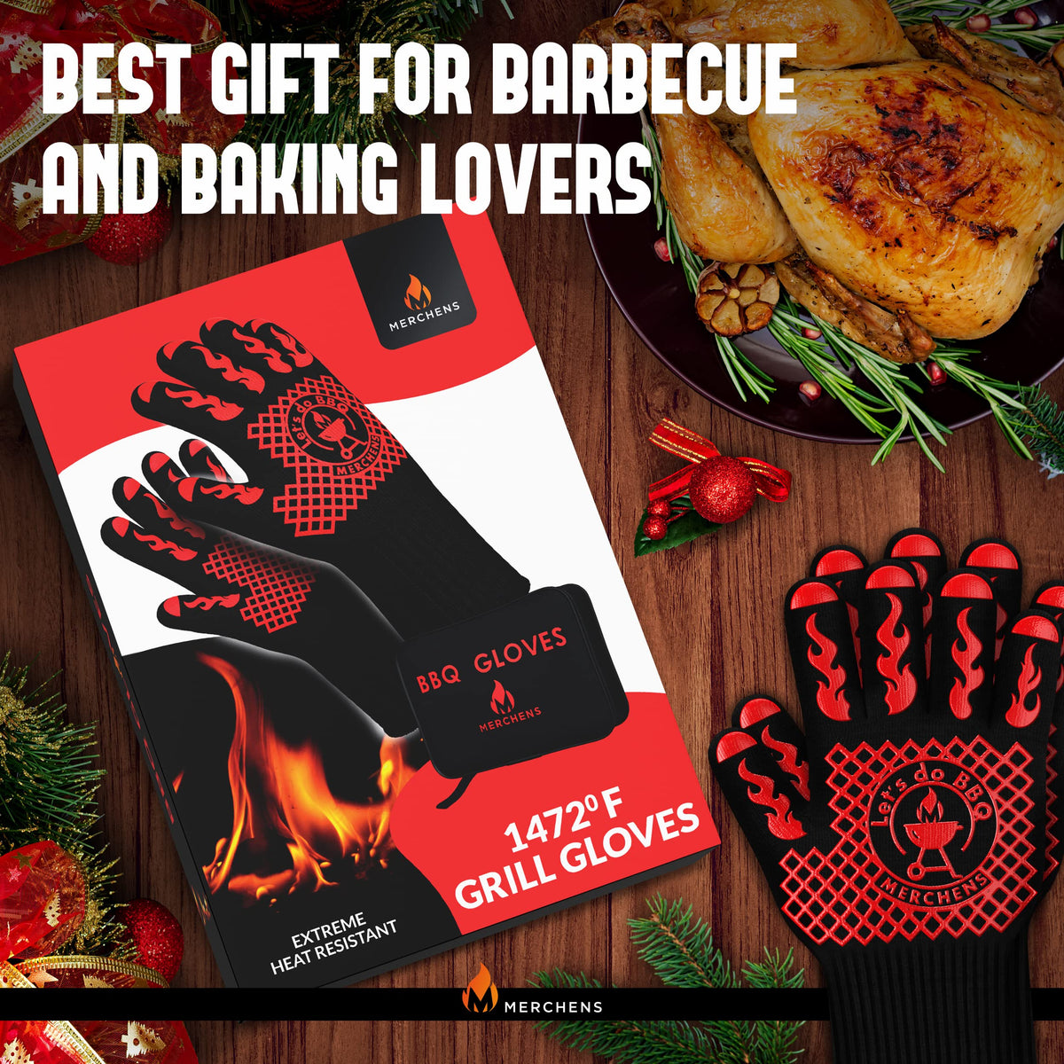 Luxurious gift box included with M MERCHENS gloves for holiday gifting