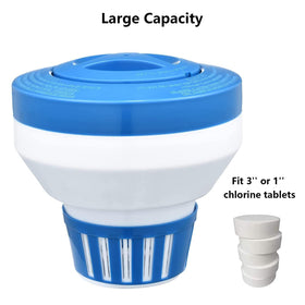 Merkia Pool Floater provides even coverage, reaching corners for consistent sanitization.