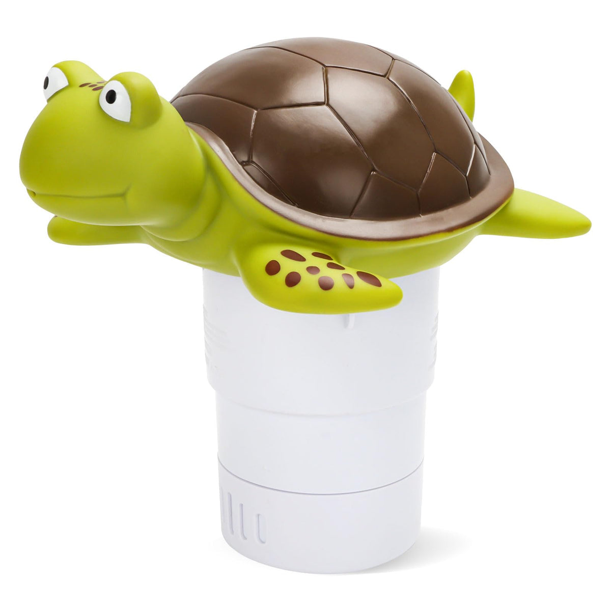 Merkia Pool Chlorine Floater with large capacity for five 3-inch tablets, ideal for extended chlorine release.