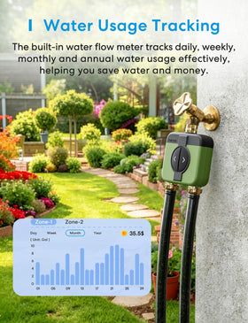 meross manual watering button allows quick watering without phone access