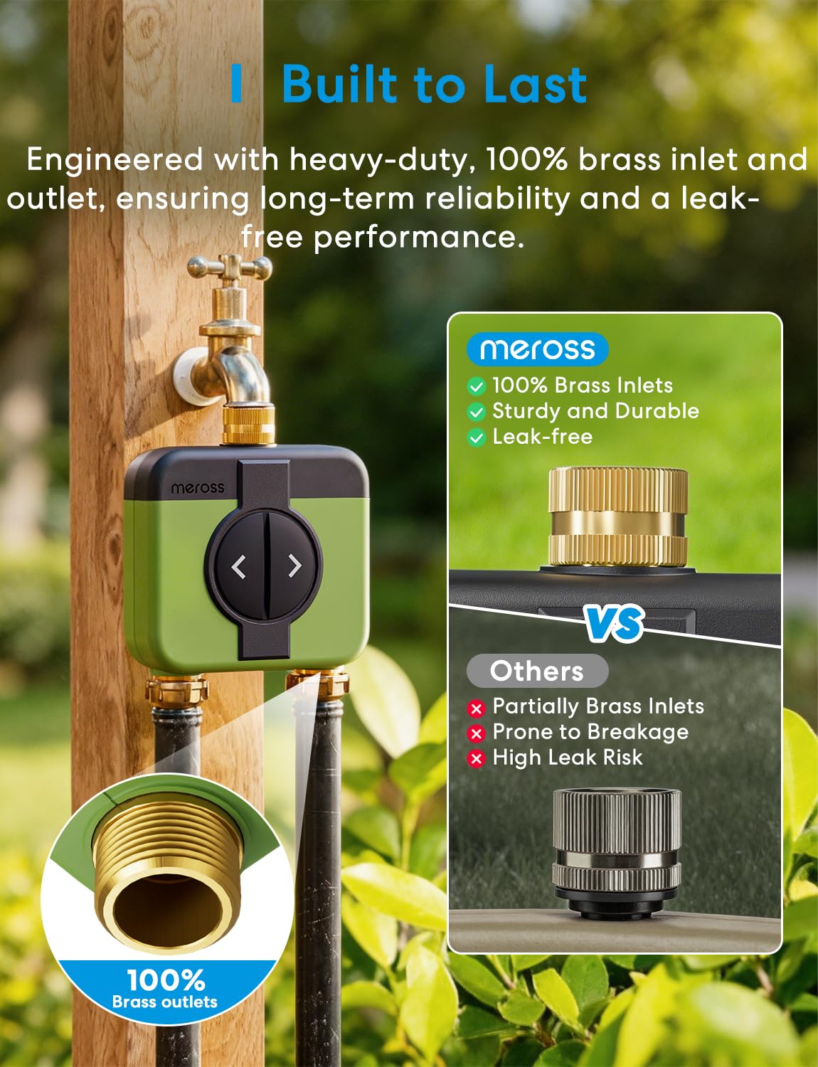 meross weather-skip automation shows rain data to prevent overwatering