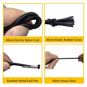 Merrian Living kayak paddle keeper use elastic cords for gear safety