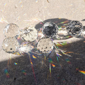 MerryNine 20mm prisms used in feng shui and decor projects.