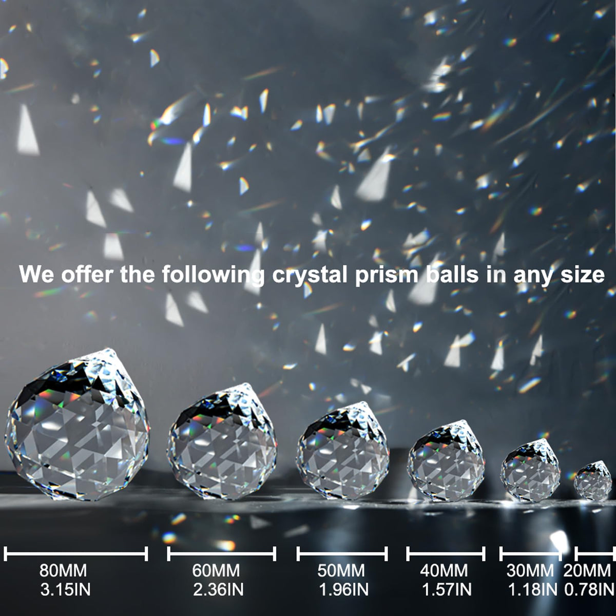 MerryNine clear glass beads offer sparkling reflections for DIY pendants and decor.