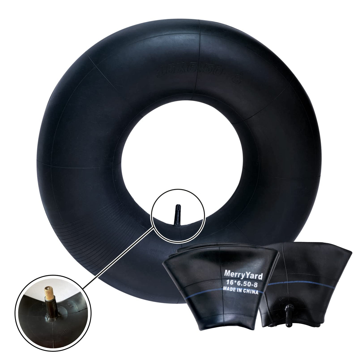 MerryYard TR13 straight valve inner tube enables easy inflation and secure seating