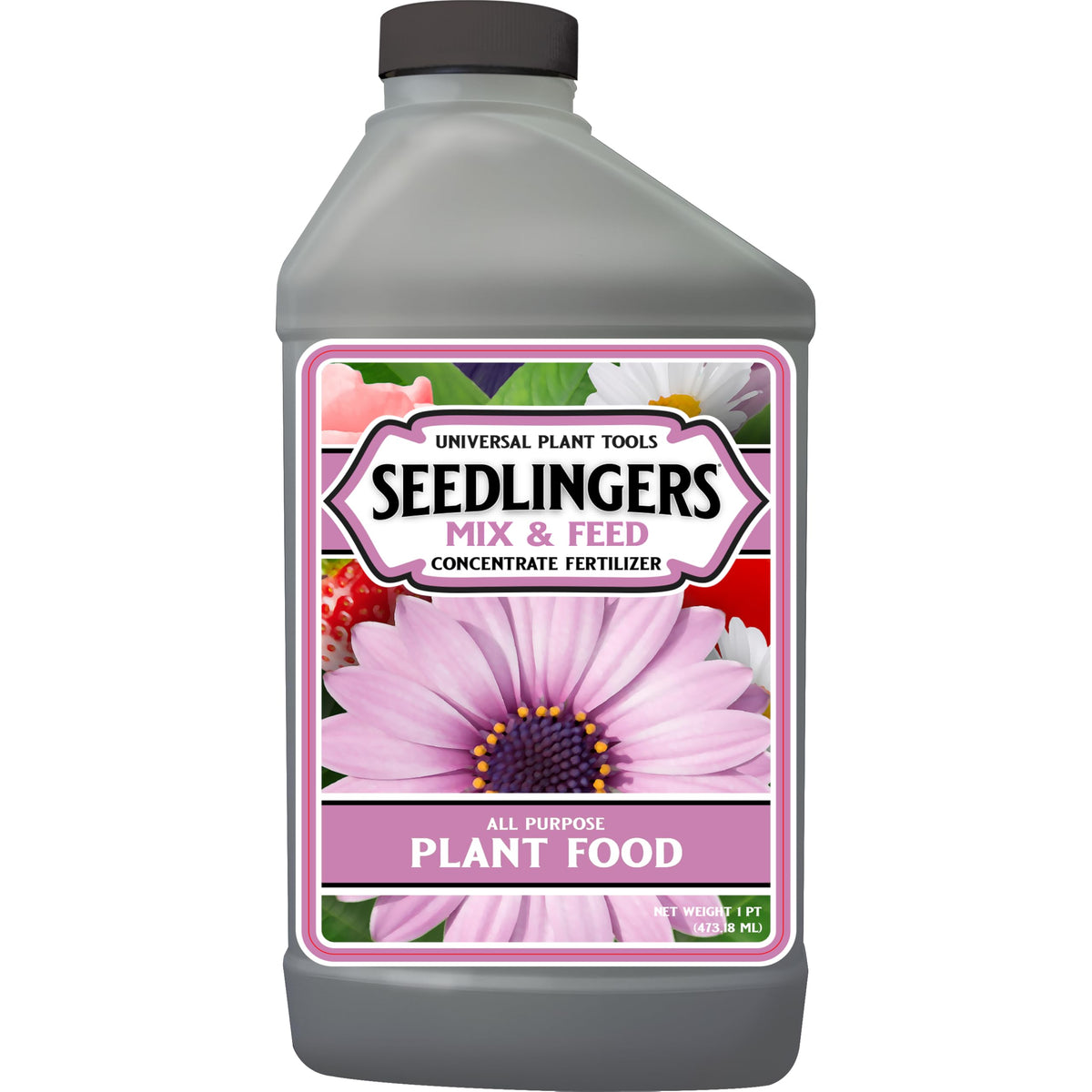 Messinas Seedlingers bottle pour demonstrates rapid plant nutrition uptake