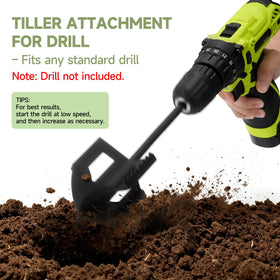 Metlead bulb planter loosener designed for bulb placement in a planter