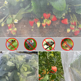 Meuallikit ultra-fine mesh closeup reveals tiny pores deterring insects while allowing irrigation