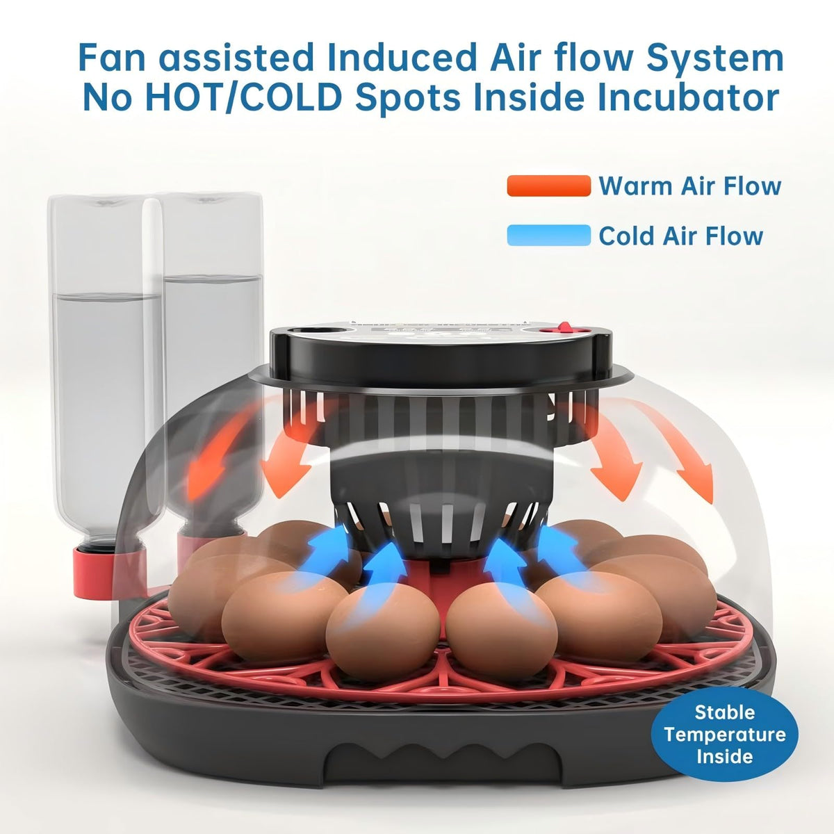 Meuiosd transparent ABS housing offers durability and easy inspection