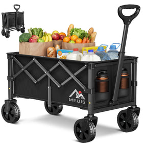 MEUIS collapsible wagon folded compact for easy storage and transport