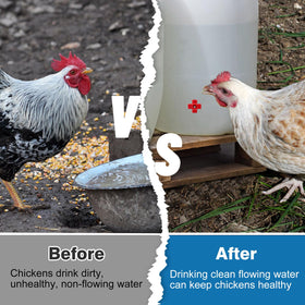 MEWTOGO nipple waterer wing nuts simplify secure mounting and quick adjustments.