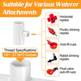 MEWTOGO no-drill installation saves time when setting up waterers.