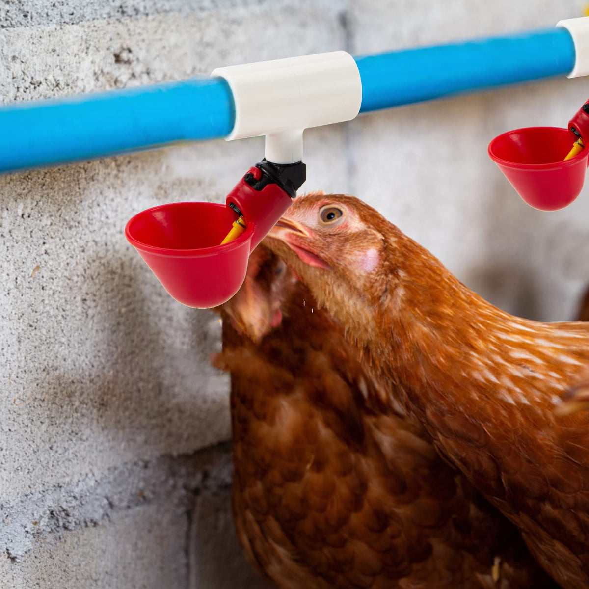 MEWTOGO white PVC tees blend with farm water systems