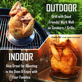Meykers backyard BBQ use shows two-pack set ready for outdoor cooking.