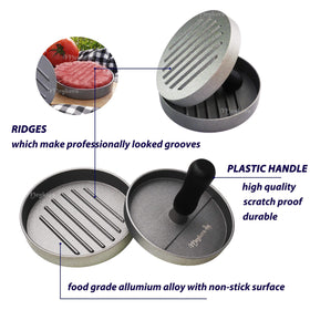 Meykers mold doubles as a roast plate for direct heating.