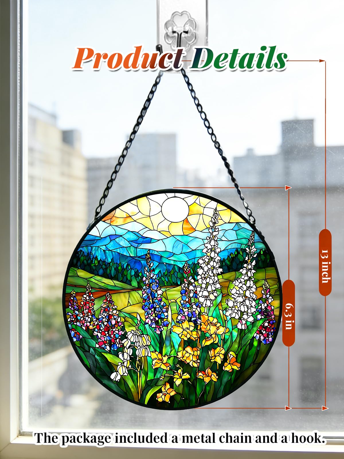 Meyocky boho-chic suncatcher blends art and nature for stylish room accents.