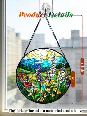 Meyocky boho-chic suncatcher blends art and nature for stylish room accents.