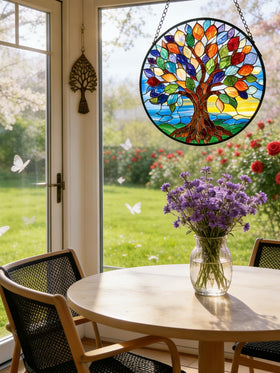 Meyocky Tree of Life glass decor for indoor and gift-worthy spaces.