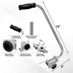 Meyoppm ergonomic trimmer handle with bracket clip for comfortable operation.
