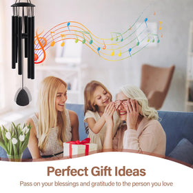 MFEESYOB wind chime adjustable wooden clapper lets you tune mood