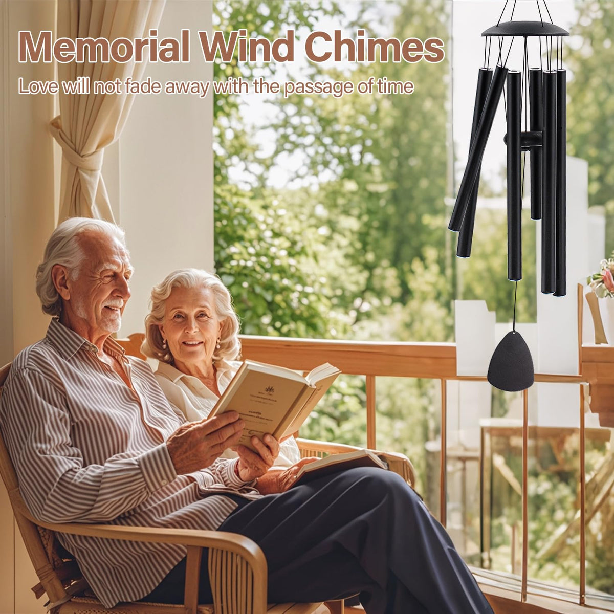 MFEESYOB wind chime wooden clapper for customizable sound