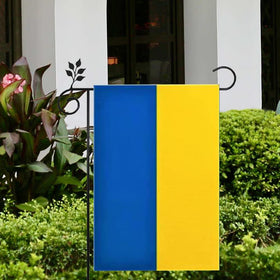 mflagperft Ukraine flag made of durable polyester for lasting color.