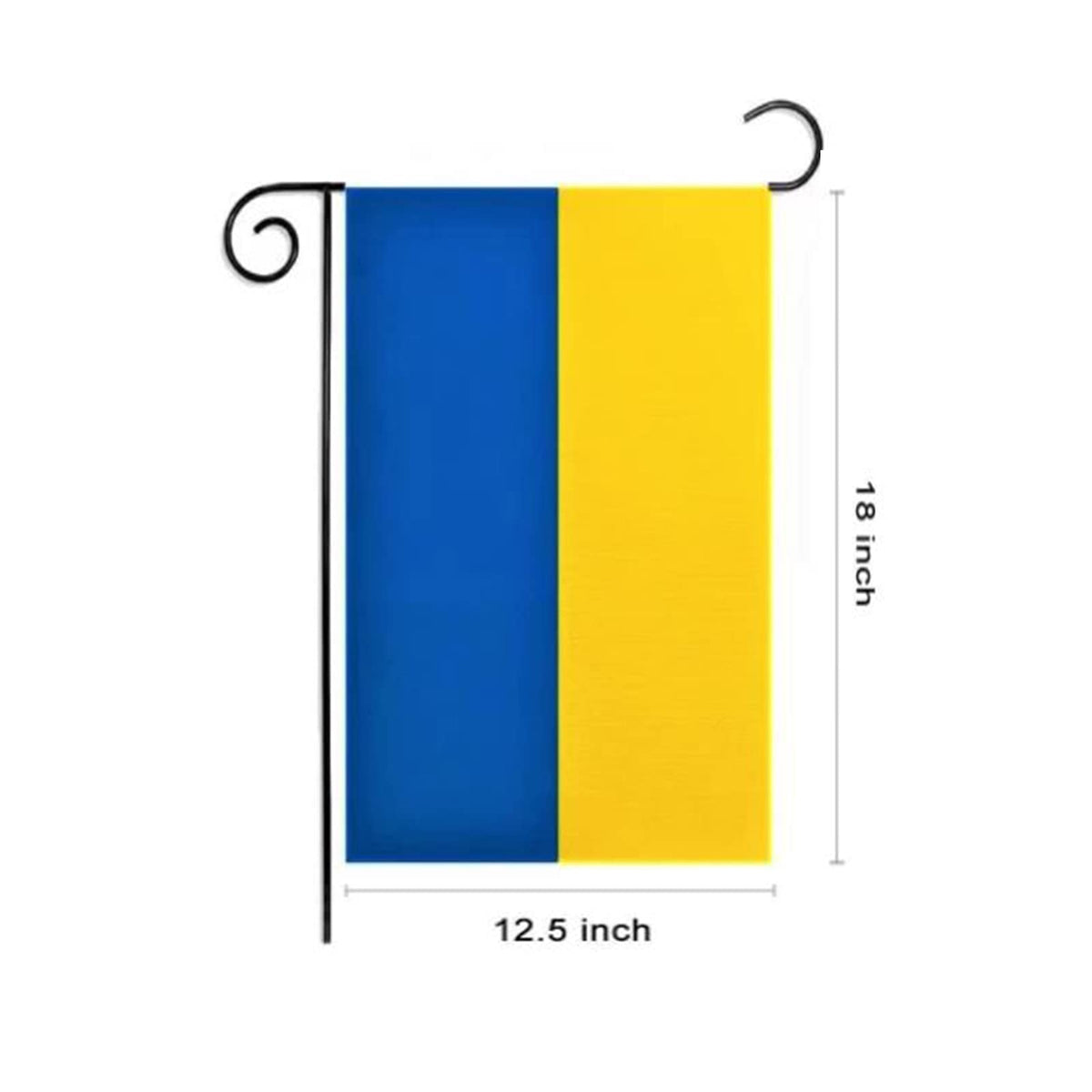 mflagperft Ukraine flag ideal for front yard display on porch and garden.