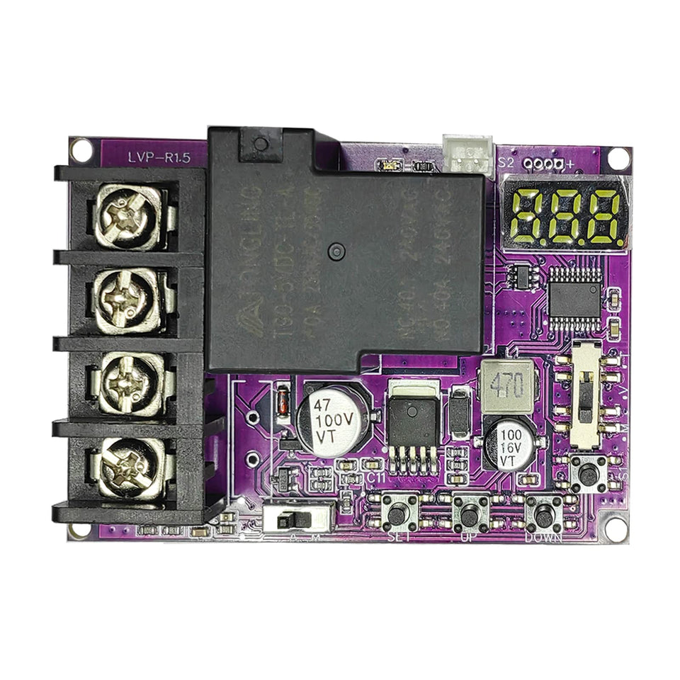 MgcSTEM 2-in-1 low voltage protection board illustrating safe charging setup.