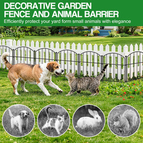 Mgjaa flexible interconnected panels bend for curved borders and circular beds.